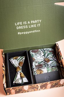 Banksia Grey Bow Tie Gift Set