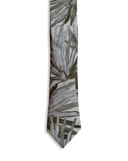 Fan Palm Sage Cotton Tie