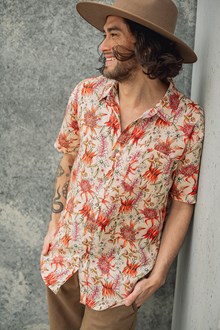 Men's Botanical Short Sleeve Shirt