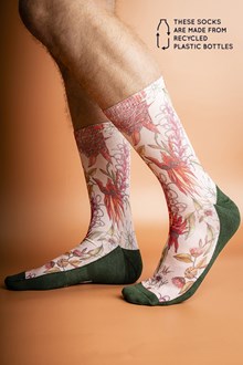Recycled Polyester Botanical Socks